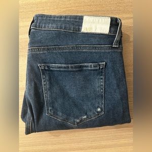 Women’s Paige Hoxton High-Rise Skinny Ankle Jeans Rock Show Distressed